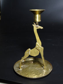 Messing Kerzenständer Jugendstil