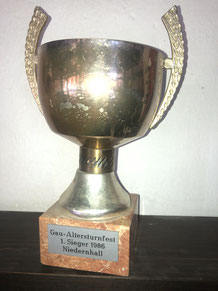Pokal Turnen Gau Alterstreffen 1986 Niedernhall