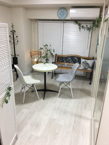 明るくなったカフェスペース