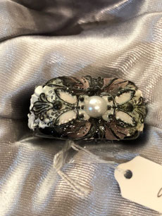 宮下なおみ アクリルリング№23 ¥4,200 サイズ12号 水溶性接着剤使用