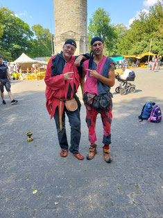 Tierpark Bochum mit Kasper, dem Gaukler. Sommer 2022