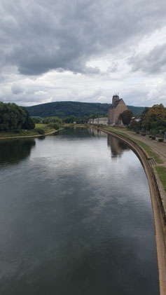Die Weser bei Holzminden...