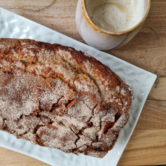 Bananenbrood met kaneelcrumble