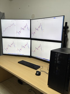 マルチパソコン　　デスクトップ　ディトレーダー向き マルチパソコンデスクトップディトレーダー向き