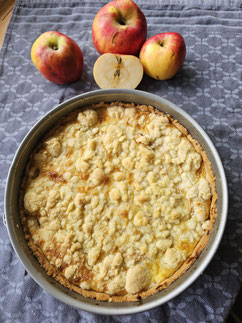 Apfelkuchen mit Streusel