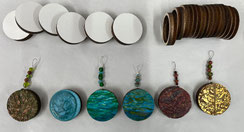 hele kleine oceandrums, die echt geluid maken, allerlei kleuren, mooi afgewerkt en afgelakt met vernis