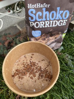 glutenfreies Haferporridge im Urlaub in Schladming