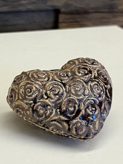 10-3002 Memoryurne 7 cm "Herz 3D violett"