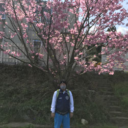 西日本短大分校をちょっと過ぎたところです。