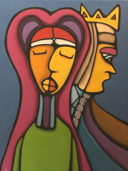The Queens 60 x 80 Acryl