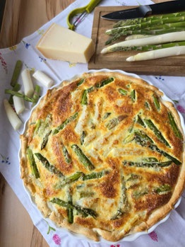Spargel Quiche einfach selber machen