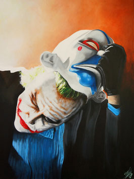 Heath Ledger "no joke", 2012, acrylic on canvas, 60x80 cm