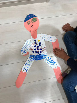 人の動きを楽しく学ぶ紙人形と棒人間 愛知県清須市 子供絵画工作教室 アトリエマッチばこ 人の動きを楽しく学ぶ紙人形と棒人間 愛知県清須市 子供絵画工作教室 アトリエマッチばこ