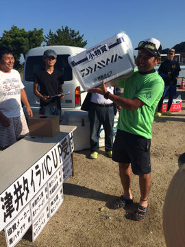 お見事スモールサイズ！！おめでとうございます。1st2号艇。
