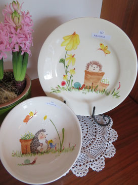 Kinderset "Kasimir": kleiner Teller, Müslischüssel