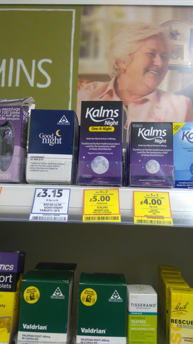 眠れないときはKalms Nightが良いです。