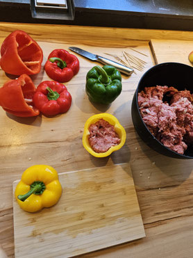 Gefüllte Paprika
