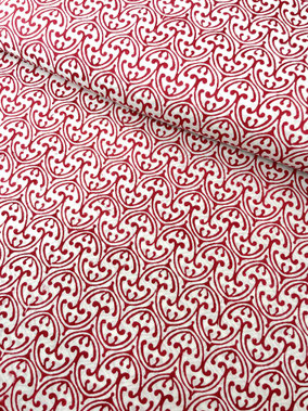 Our blockprinting fabric shop beside Janpath Market offers handcrafted fabrics in contemporary patterns