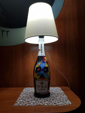 lampada bottiglia santero