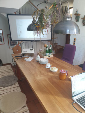 frische Kräuter und Pflanzen in Rezepten verarbeiten