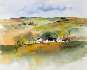 Sollmann Hannelore Kellergasse Aquarell