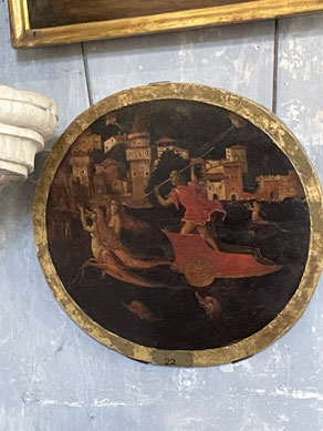 Plat d'accouchée - Italie du Nord - XVè s. - Musée Jacquemart-André - Abbaye de Chaalis