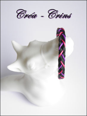 bijou bracelet en crins de cheval personnalisable fantaisie