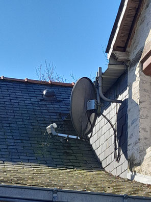 Satellite avec pointage ASTRA  19.2 Est avec LNB 