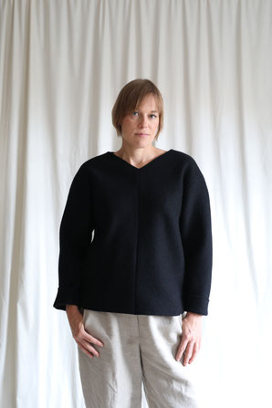 Walkpullover / schwarz