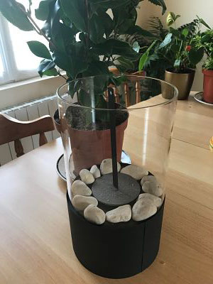 chimenea de mesa, ideas decoracion para el salon, accesorios originales de decoracion, donde comprar chimenea de mesa