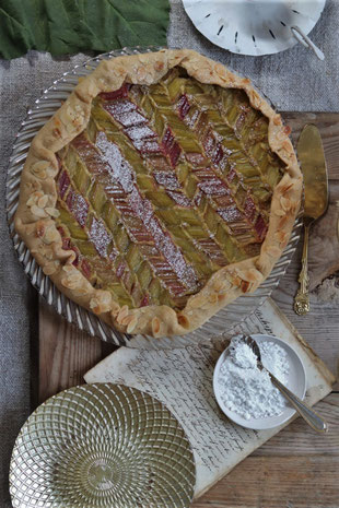 Rhabarber Galette