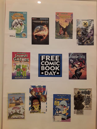 Pssst....Free Comic Book Day-Hefte hatten wir auch!