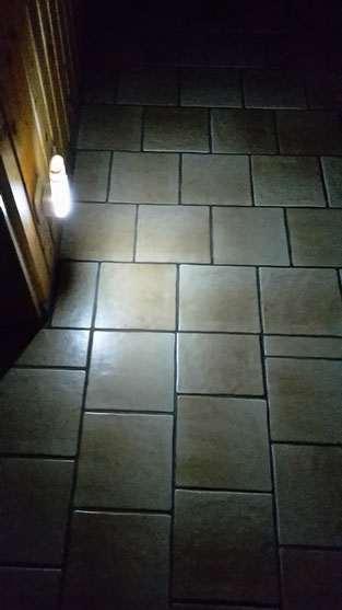 Lampe nach Auslösen des Bewegungsmelders