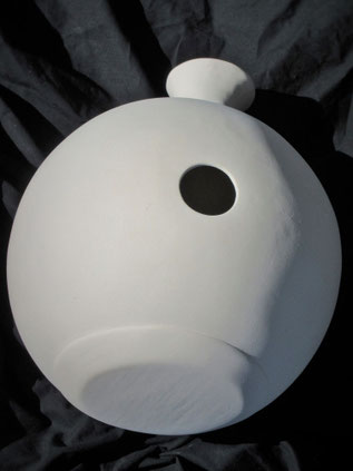 Udu cloche avec peau de terre