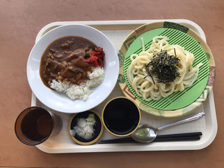 ＜ミニカレー＆ざるうどん＞