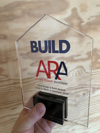 Auszeichnung; BUILD Architecture Awards  Best International Residential Architect - Germany 2019