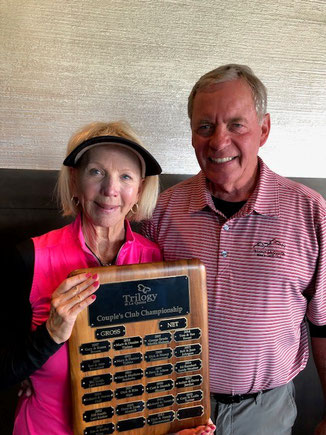 2019 Couples Championship Net Score Winners Sue and Tom Sweet