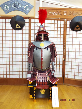 南蛮兜と手作り仮面
