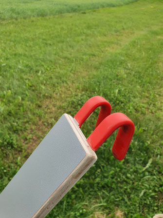 Gummierte Haken verursachen keine Lack- oder Blechschäden