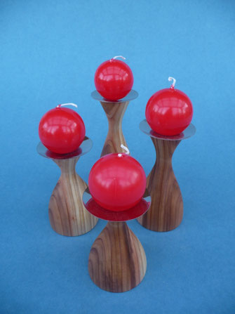 Kerzenständer Sicheltanne Drechseln Drechslerei Holzartikel Kunsthandwerk Holz, Geschenk Geschenkartikel Mitbringsel Kunst