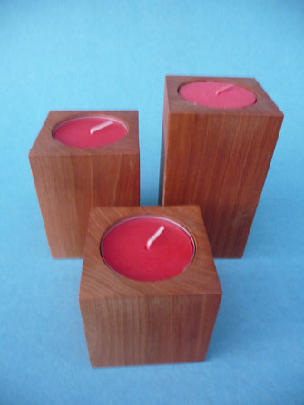 Tischlicht, Kirschbaum Drechseln Drechslerei Holzartikel Kunsthandwerk Holz, Geschenk Geschenkartikel Mitbringsel Kunst