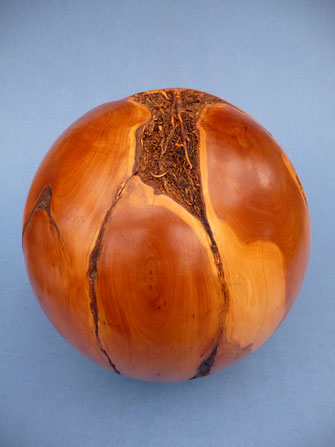 Kugel Kirschbaum Drechseln Drechslerei Holzartikel Kunsthandwerk Holz, Geschenk Geschenkartikel Mitbringsel Kunst