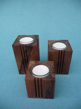 Tischlicht, Nussbaum Drechseln Drechslerei Holzartikel Kunsthandwerk Holz, Geschenk Geschenkartikel Mitbringsel Kunst