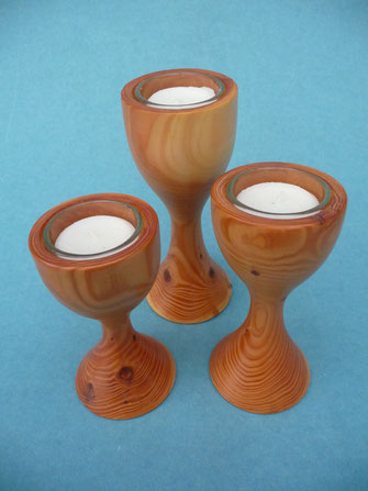 Tischlicht Lärche Drechseln Drechslerei Holzartikel Kunsthandwerk Holz, Geschenk Geschenkartikel Mitbringsel Kunst