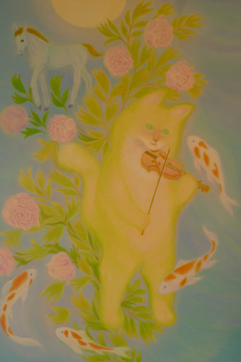 Der Geist der Pfingstrosen 60x80cm