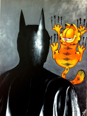 "I want to be your catwoman", 2012, acrylic on canvas, 60x80 cm