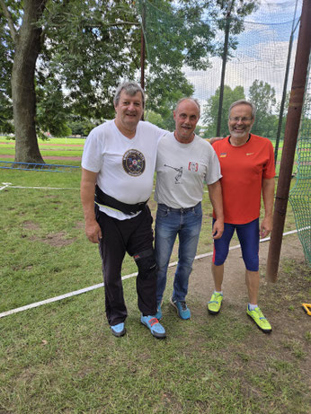 Lovosice: Ein starkes Trio (v. l. n. r.: Franz Kastenberger - Udo Giehl - Dr. Klaus Lutter)