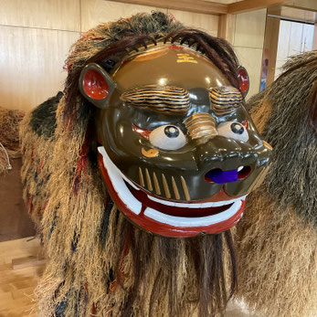 獅子頭 本物 修理有り 獅子頭 本物 修理有り