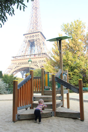 Paris Playground Eiffel Tower Champ de Mars