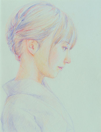 「想い・習作」2010年(410×318㎜)紙・色鉛筆